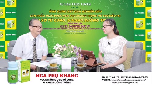 U xơ tử cung u nang buồng trứng là gì? GS. TS Nguyễn Đức Vy phân tích